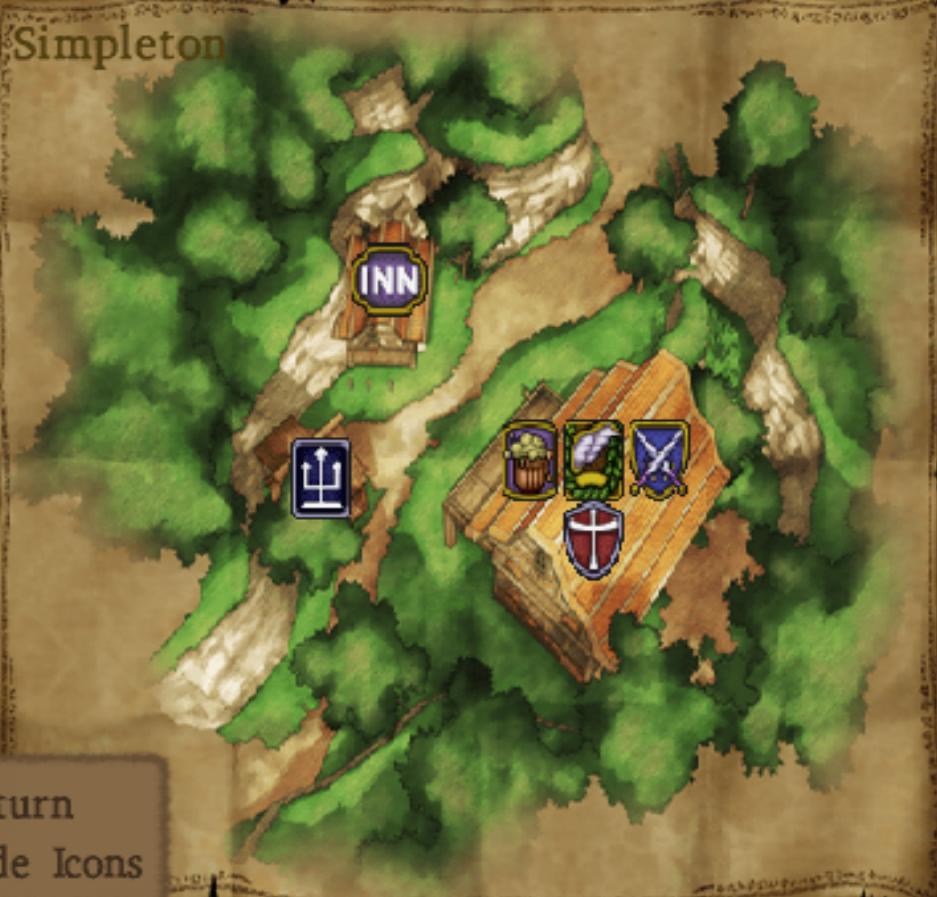 Map of Simpleton